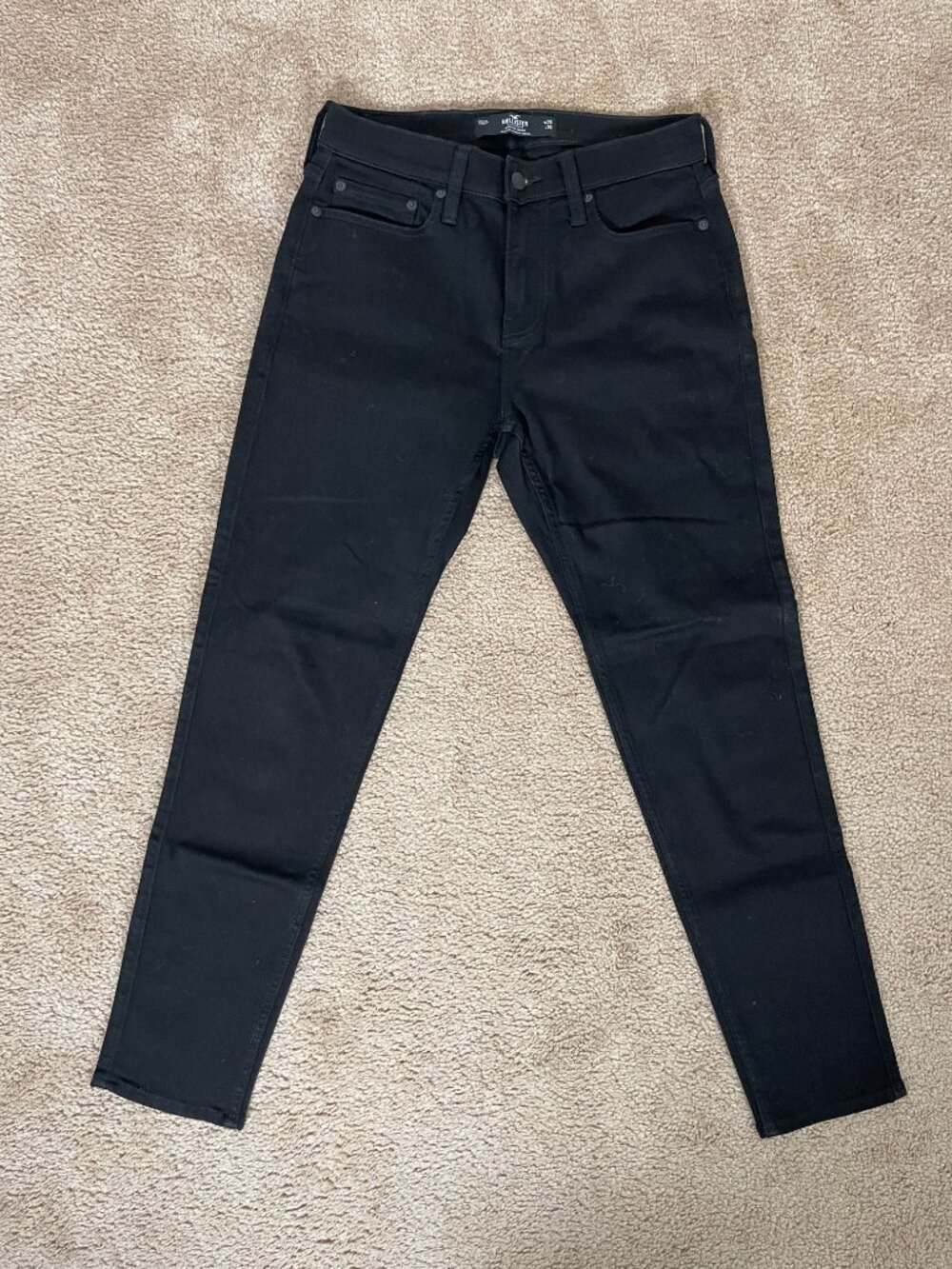 Hollister Black 29x30 Athletic Skinny Pants